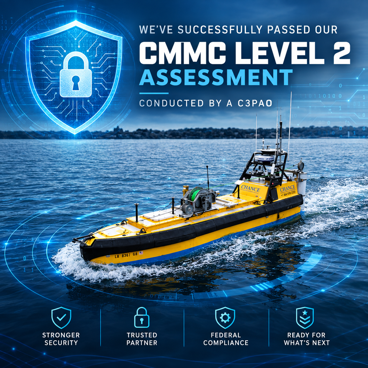 Chance Maritime Technologies Achieves CMMC Level 2 Certification, Reinforcing Commitment to Cybersecurity Excellence